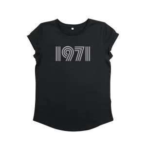 1971 Tshirt Black & Silver