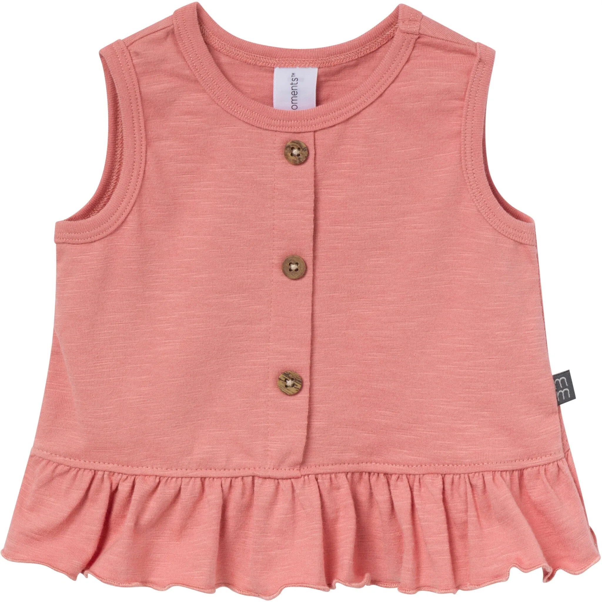 4-Piece Baby Girls Flower Bunches Sleeveless Peplum Tops and Shorts Set