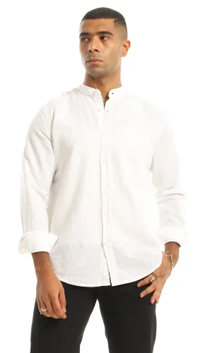 97121 Long Sleeves Summer White Shirt