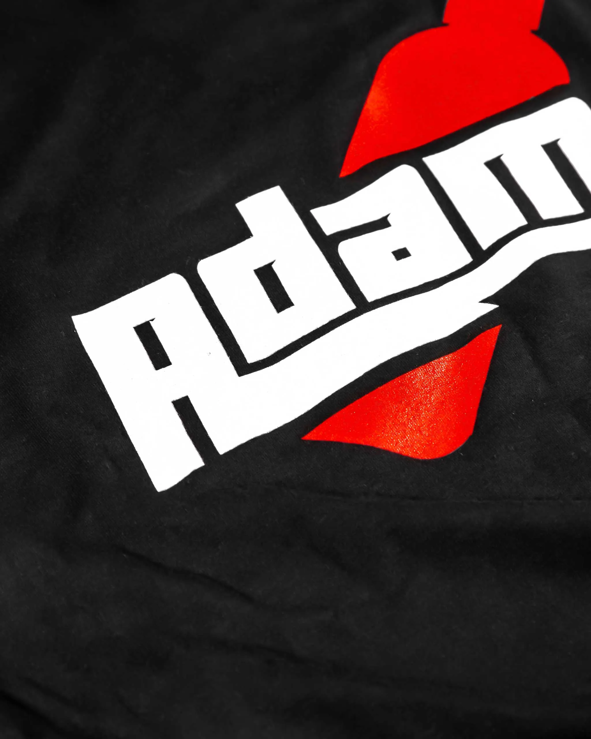 Adam's Red Bottle Black Shirt