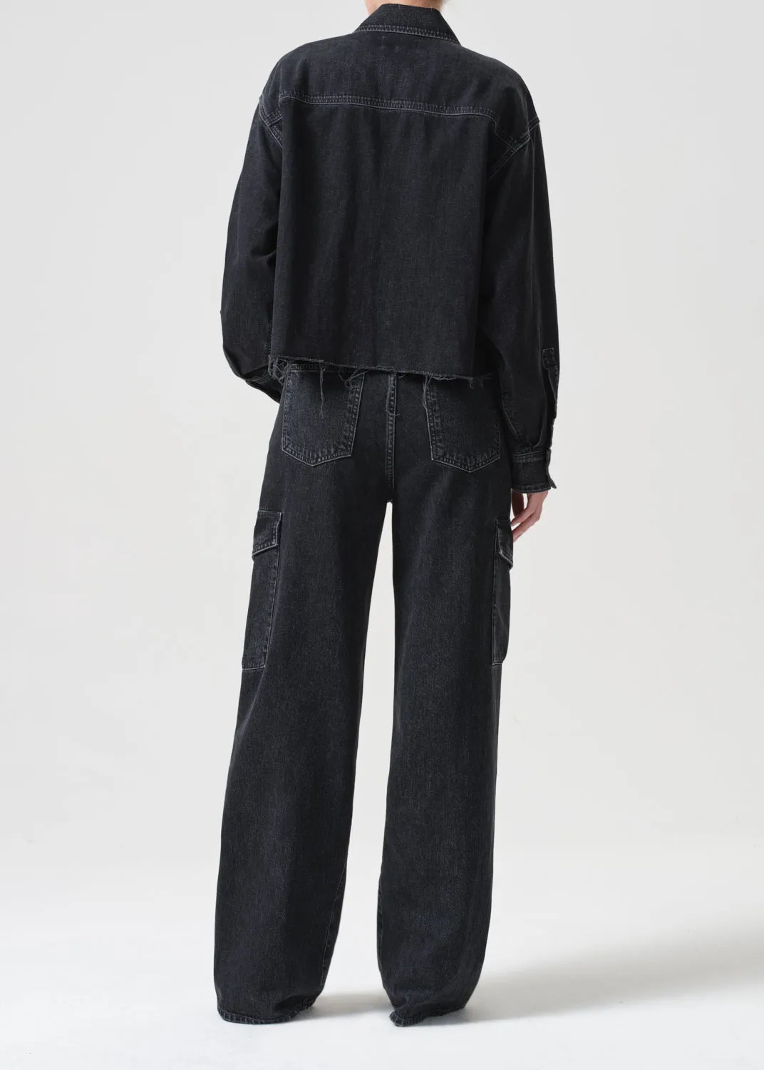 Agolde Nyx Denim Shirt in Intense