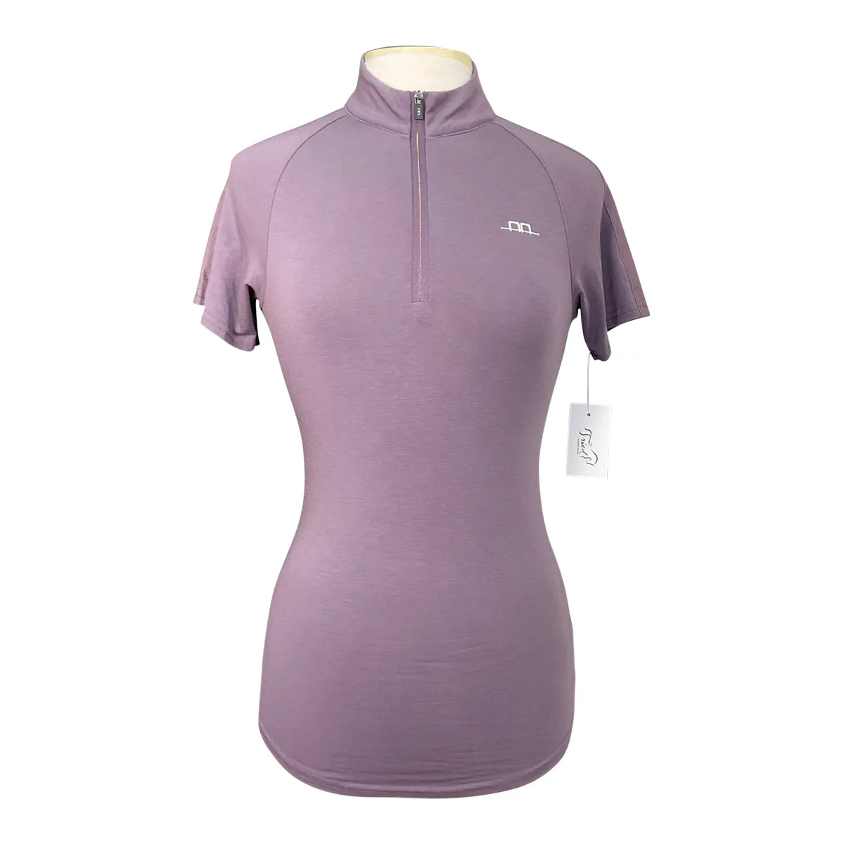 Alessandro Albanese 'Clean Cool' 1/2 Zip in Plum - Women's Small