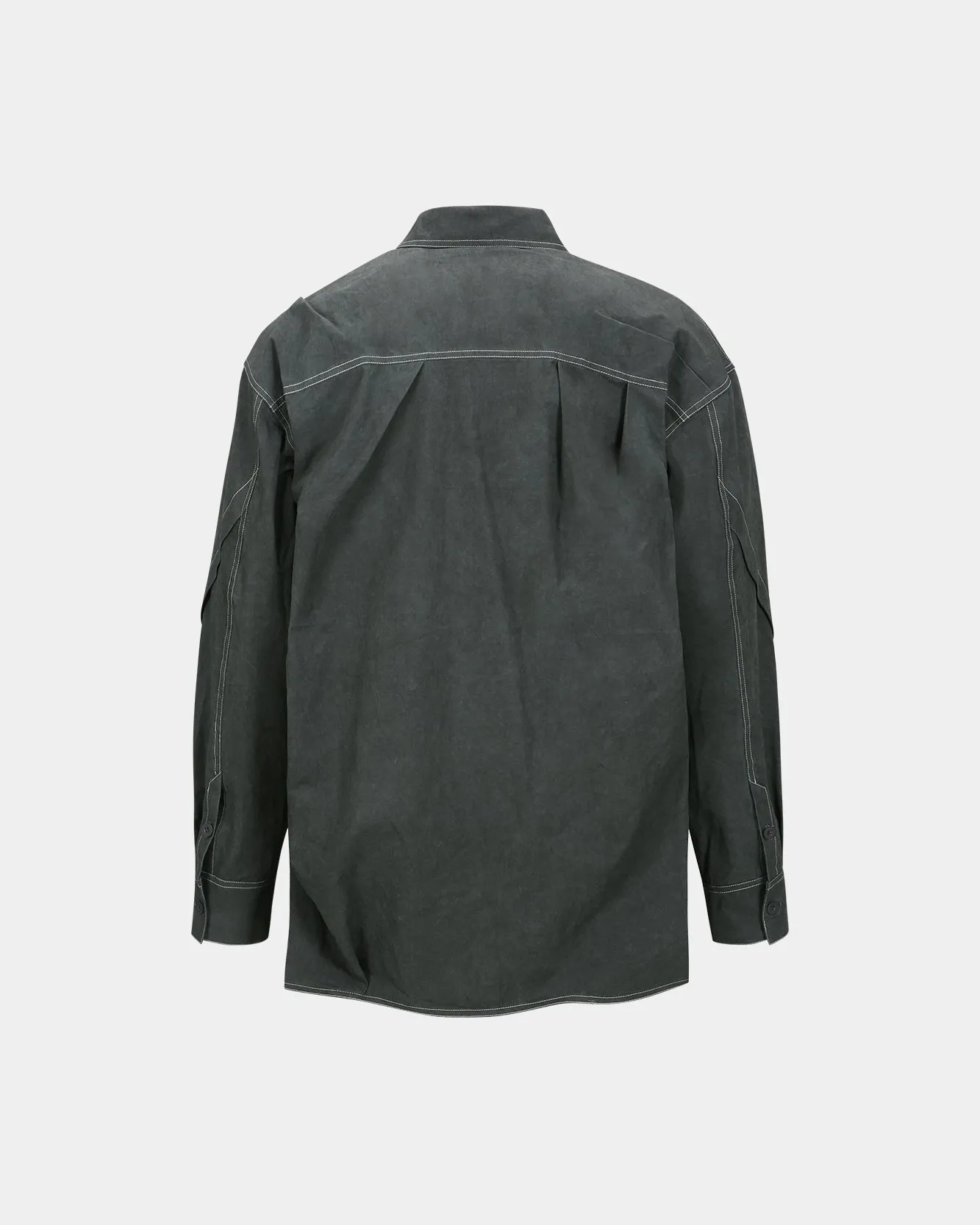 ALICE DYED COTTON SHIRTS atb1137m(CHARCOAL)