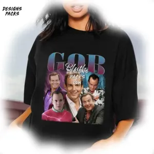 Arrested Development Homage TV Gob Bluth Vintage Graphic PNG Design