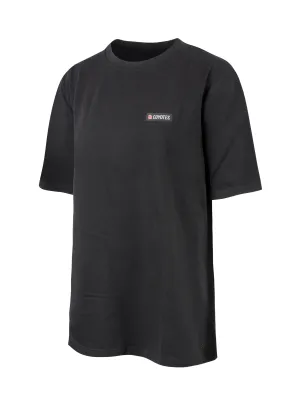 Authentic Brand Women's Oversized Black Tee