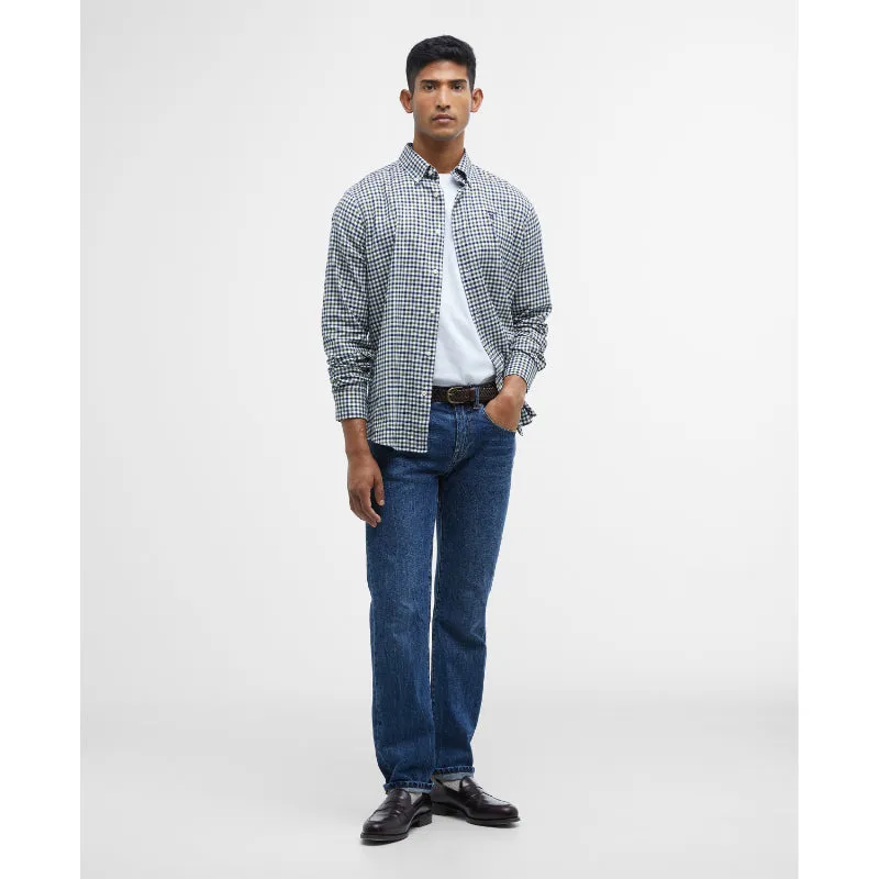 Barbour Finkle Mens Tailored Shirt - Olive