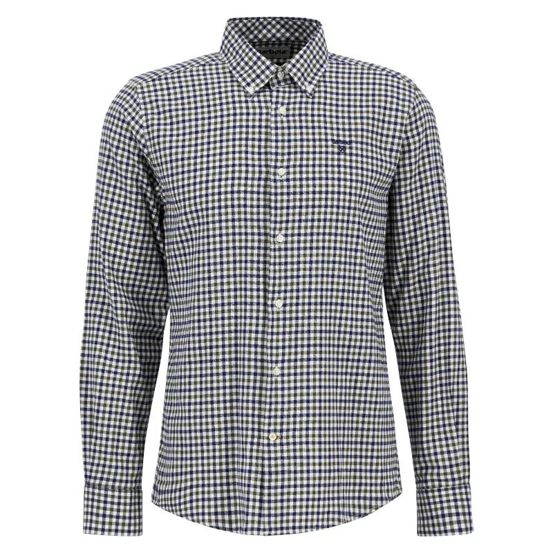 Barbour Finkle Mens Tailored Shirt - Olive