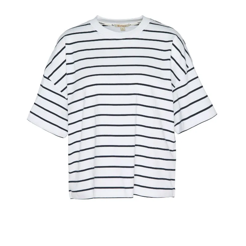 Barbour Marnie Ladies Top - Cloud/Navy