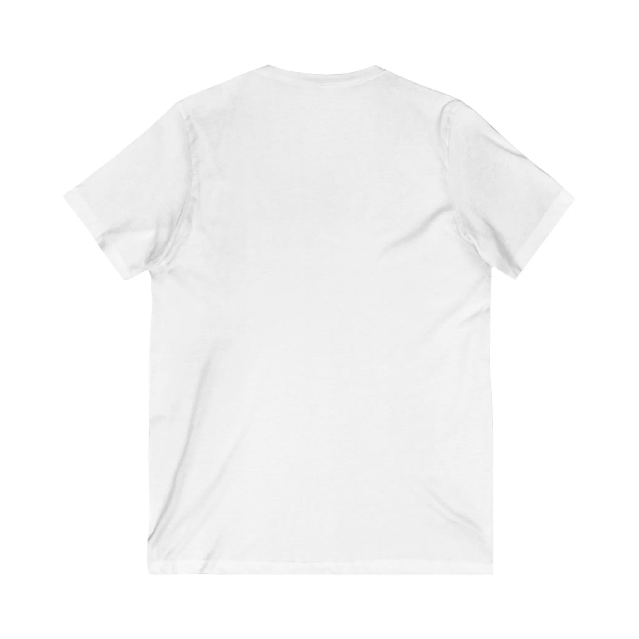Bird Print Unisex V-Neck Jersey Tee: Canadian Comfort