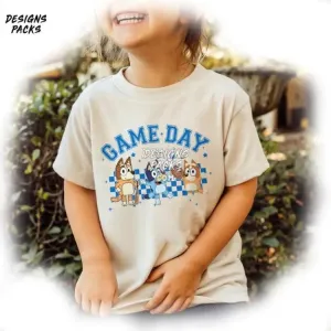 Bluey Game Day Bluey Kids Bluey Baseball Gameday PNG Design