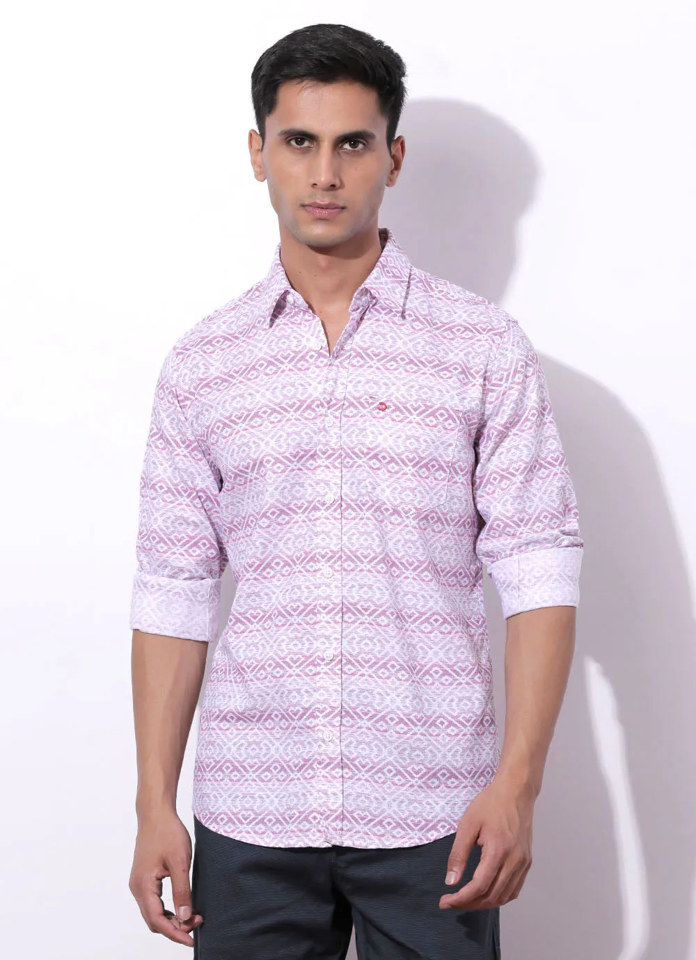 Blush Pink Geometric