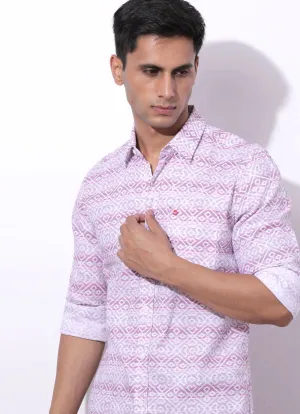 Blush Pink Geometric