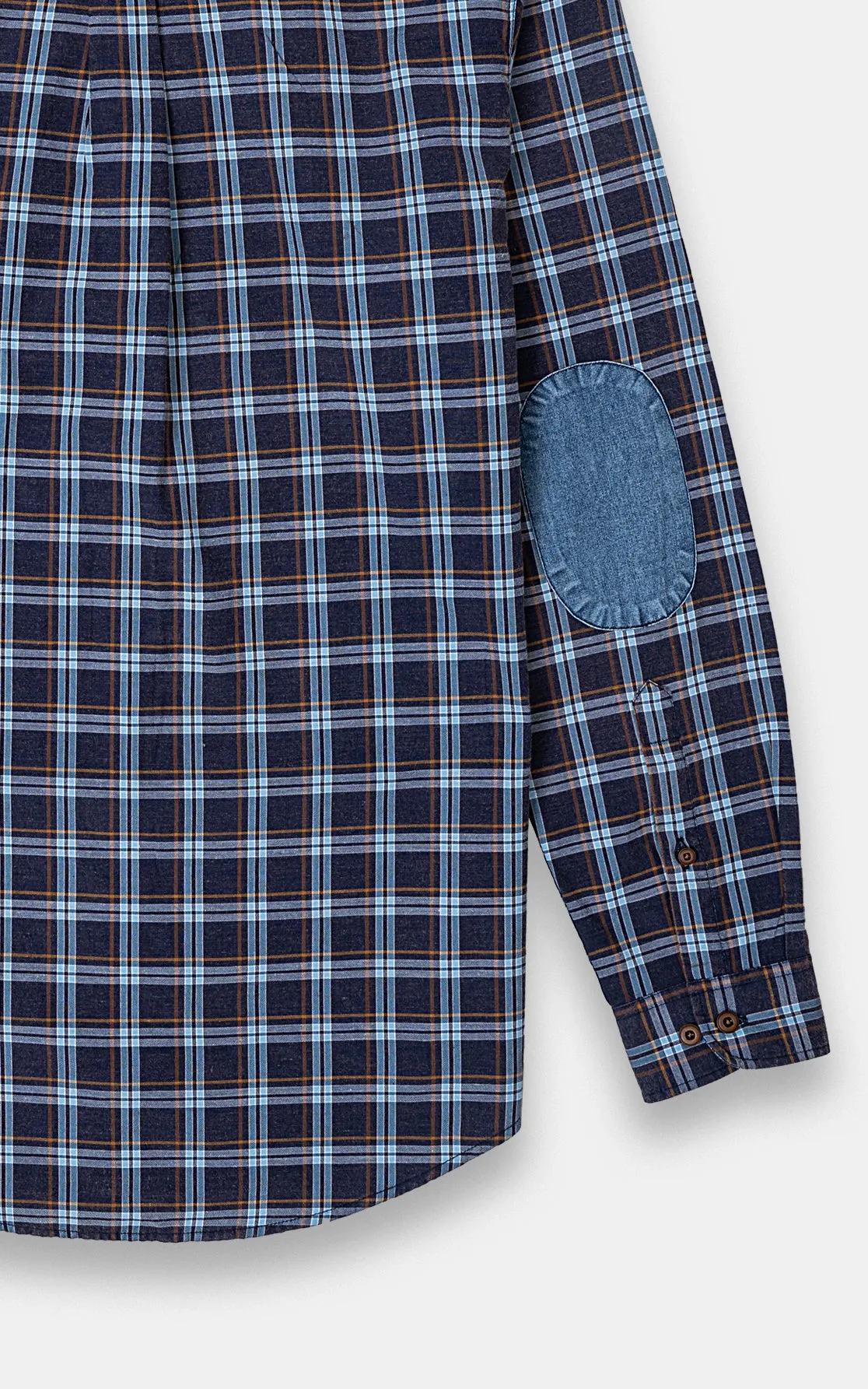 CASUAL SHIRT NAVY SKY CHECK