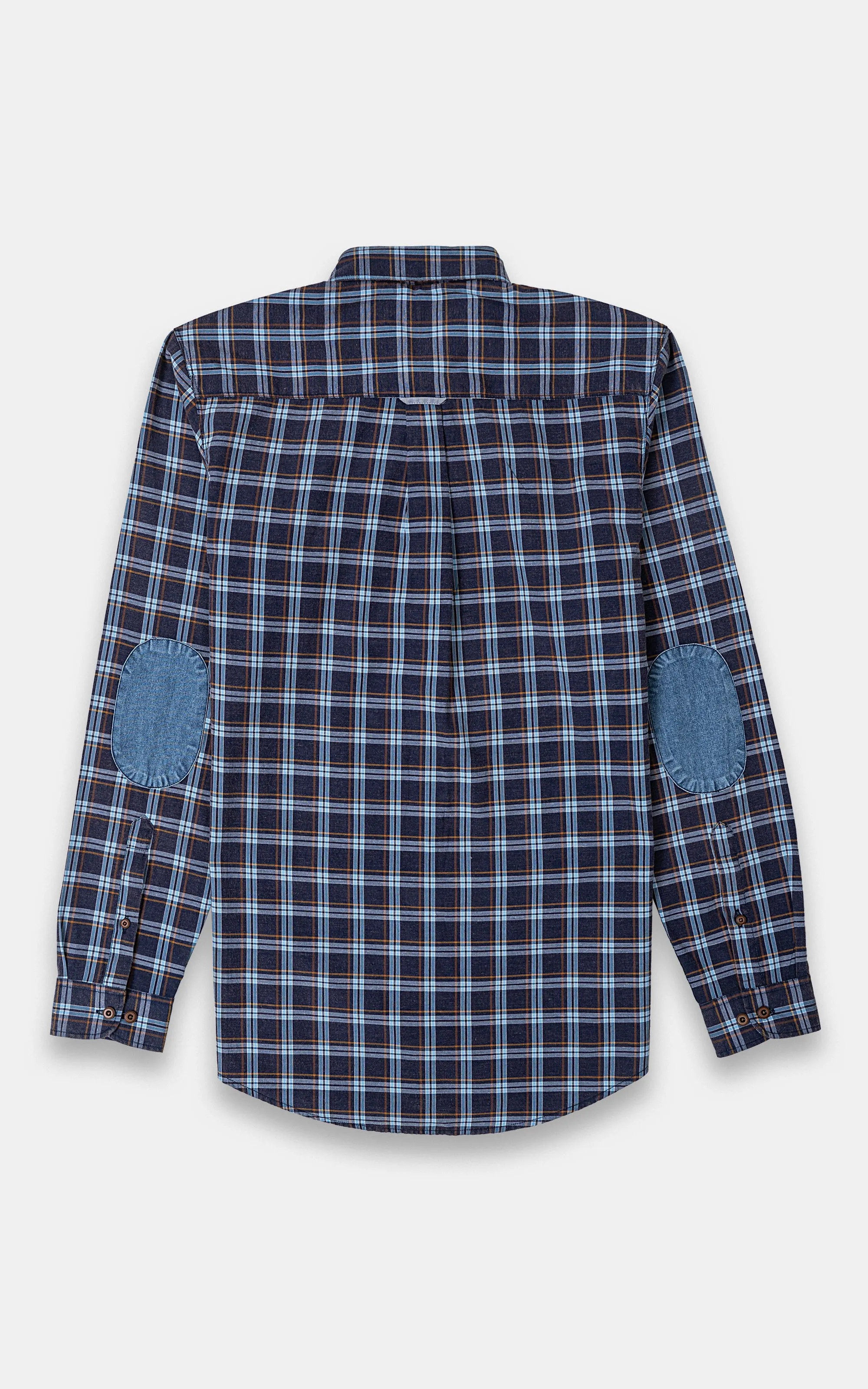 CASUAL SHIRT NAVY SKY CHECK