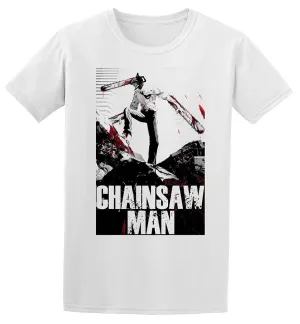 Chainsaw Man - Greyscaled Key Art T-Shirt