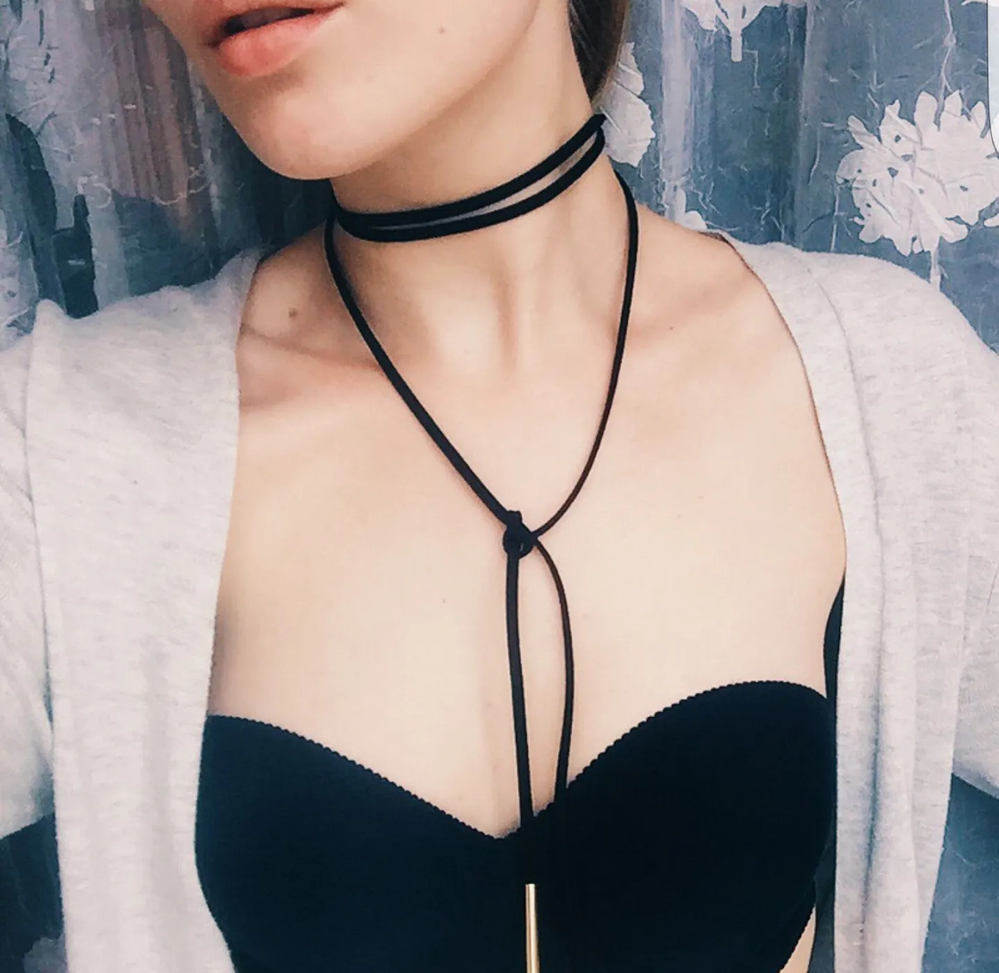 Circular Wrap Long Wool Choker