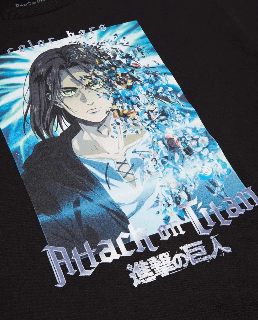 Color Bars x Attack on Titan - Final Season T-Shirt - Black