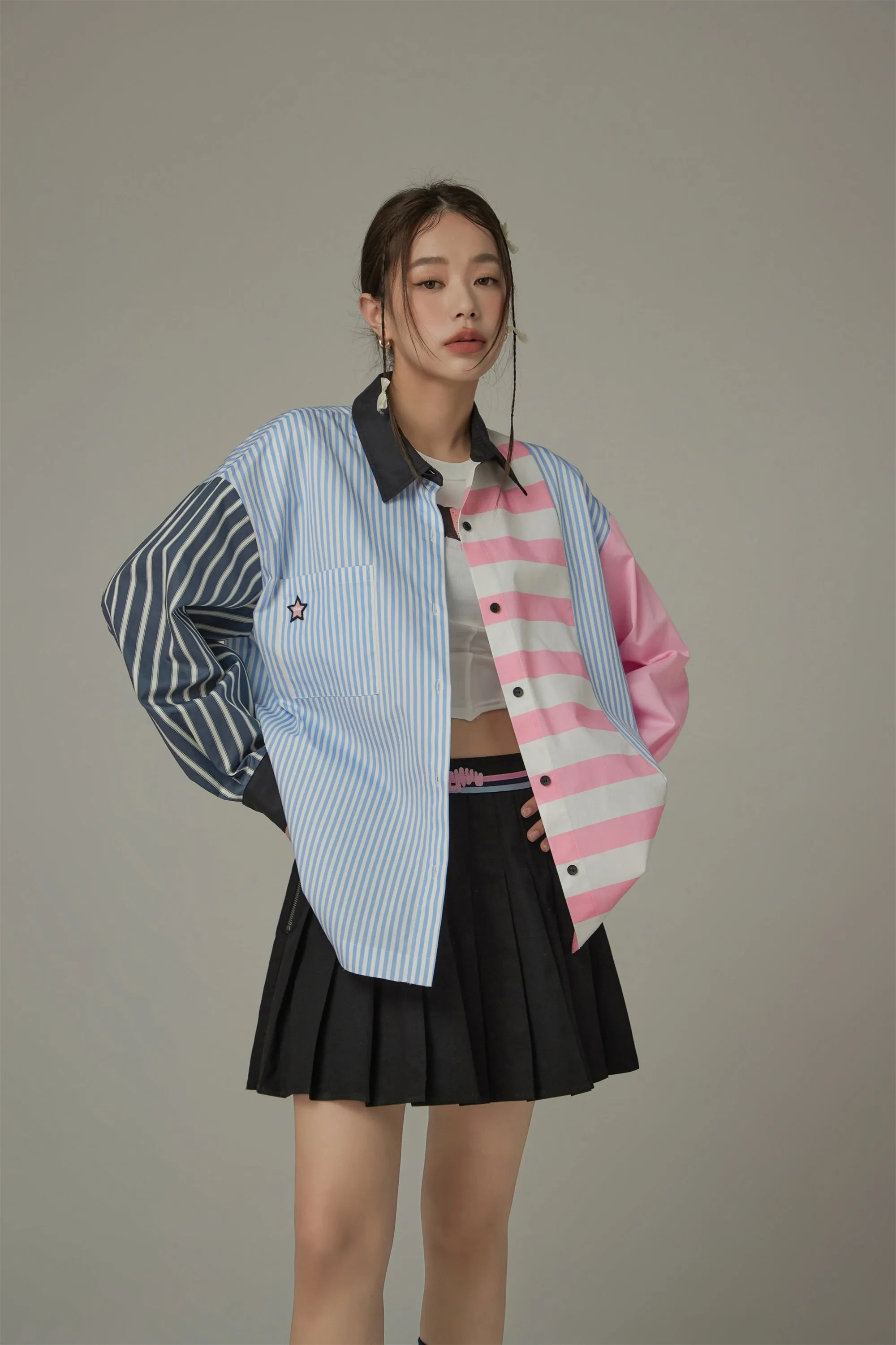 Contrast Lined Shirt