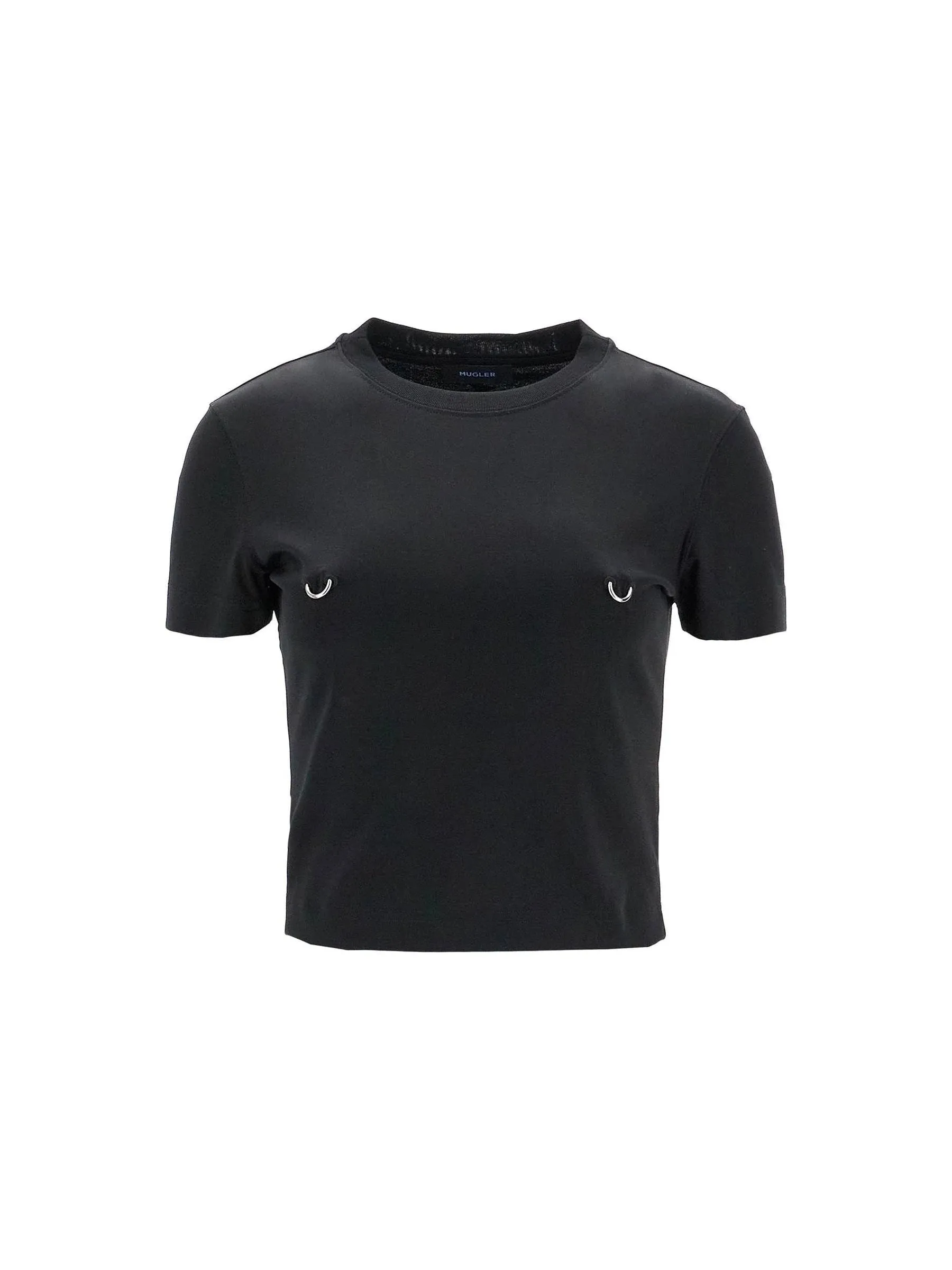 Cropped Piercing Mesh Top