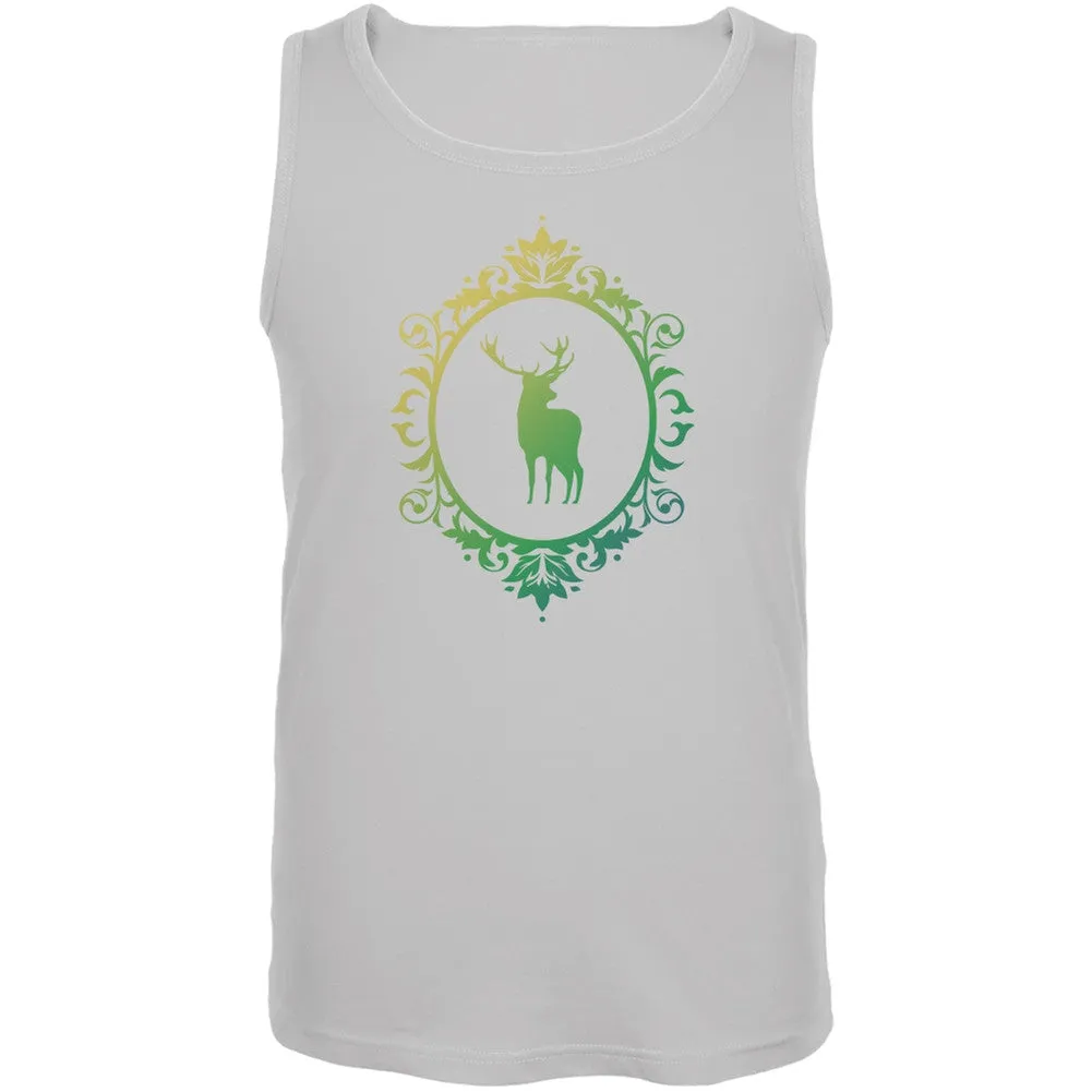 Deer Silhouette Black Adult Tank Top
