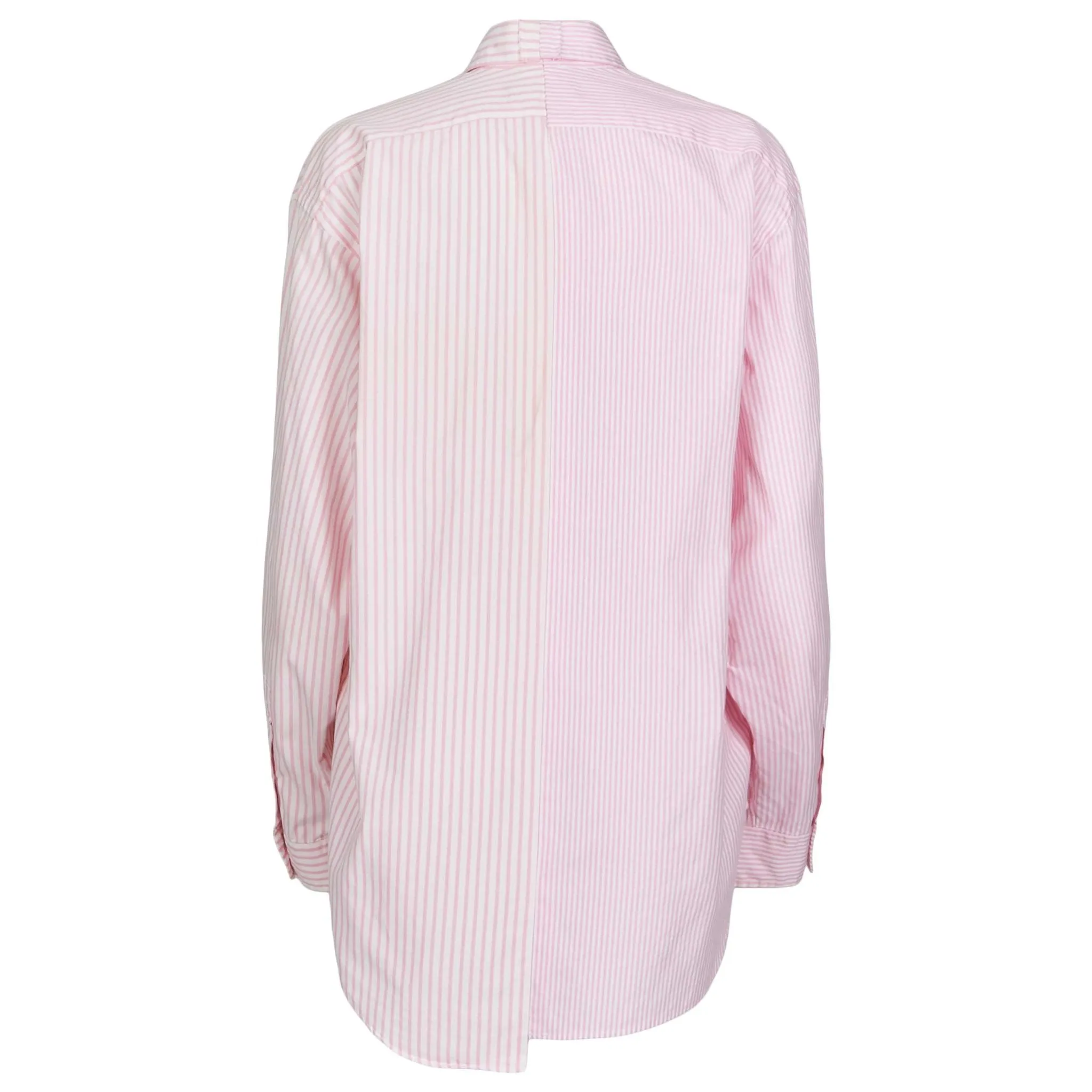Diana Shirt Stripe Cotton Poplin Pink