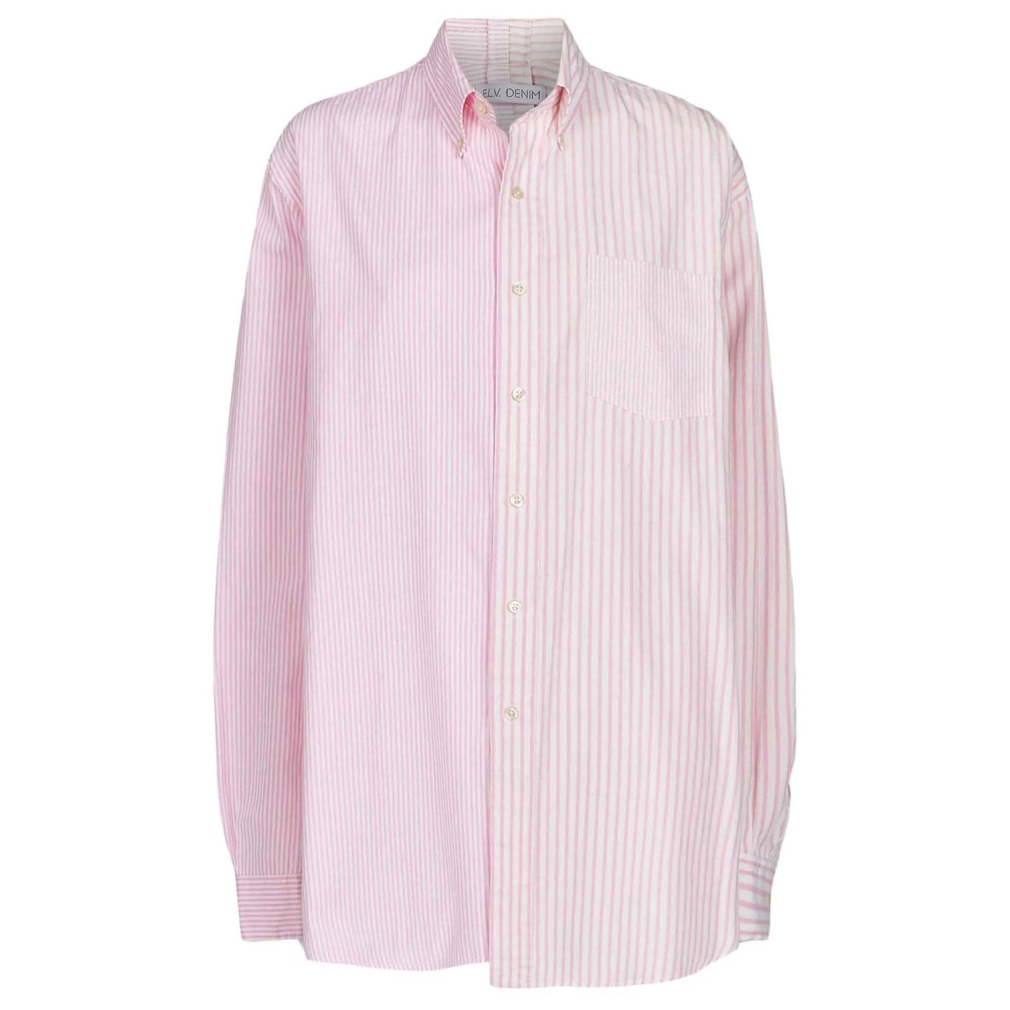 Diana Shirt Stripe Cotton Poplin Pink