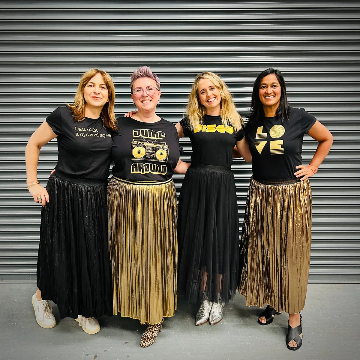 DISCO Tshirt Black & Gold