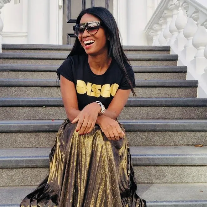 DISCO Tshirt Black & Gold