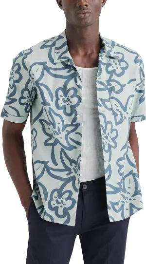 DOCKERS Mens Short Sleeve Camp Collar Shirt (Regular and Big & Tall)