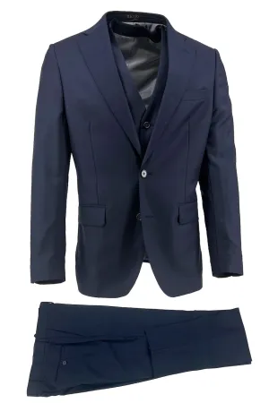 Dolcetto Navy, Modern Fit Suit and Vest