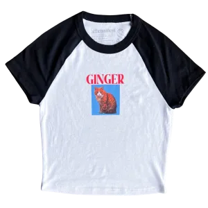 Ginger Cat Blue Women's Baby Rib