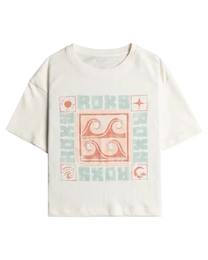 Girls Sun for All Seasons T-Shirt in Egret