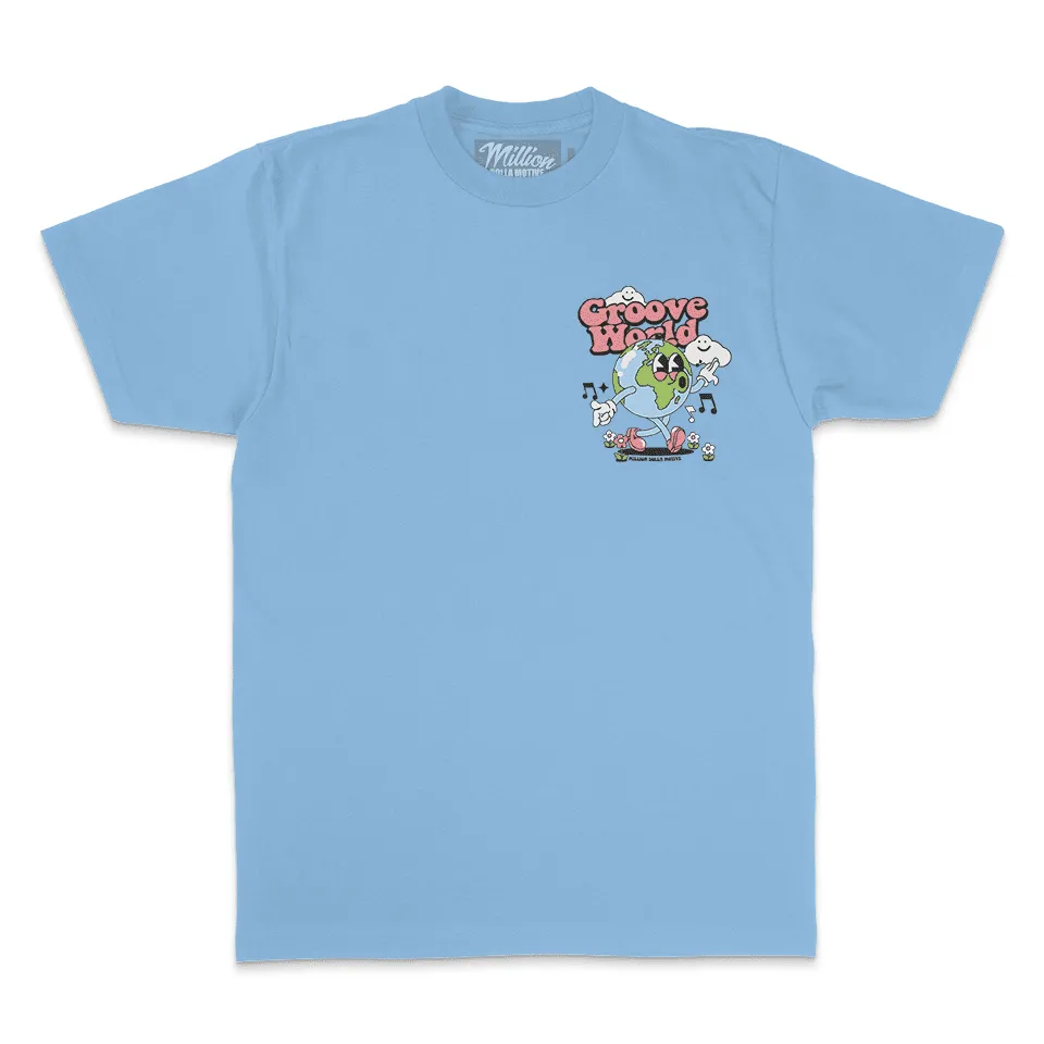 Groove World - University Blue T-Shirt