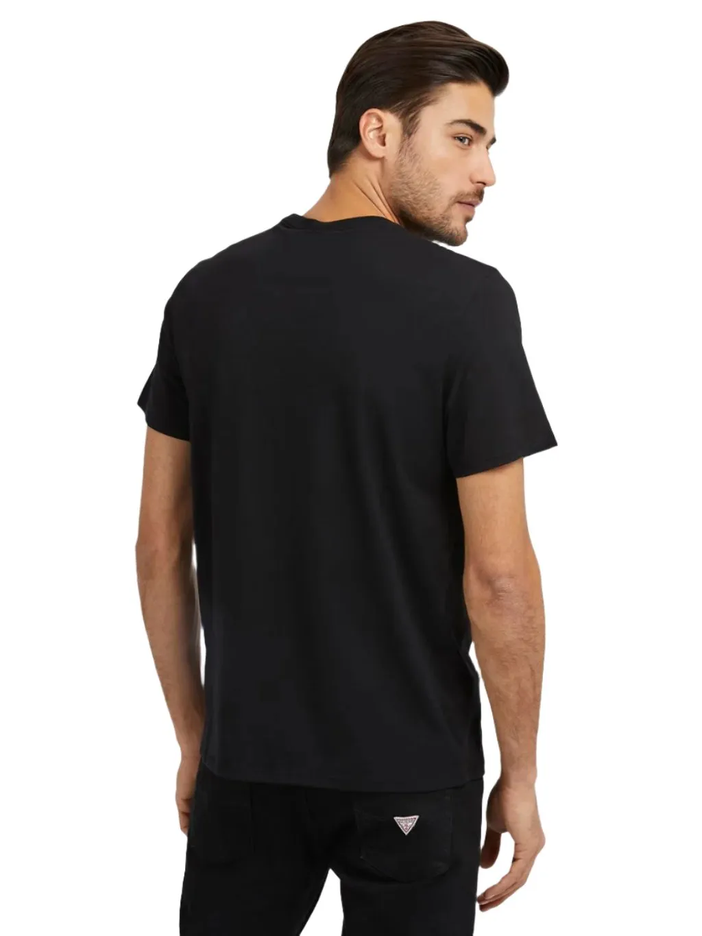 Guess Emb Pima Logo T-Shirt Men