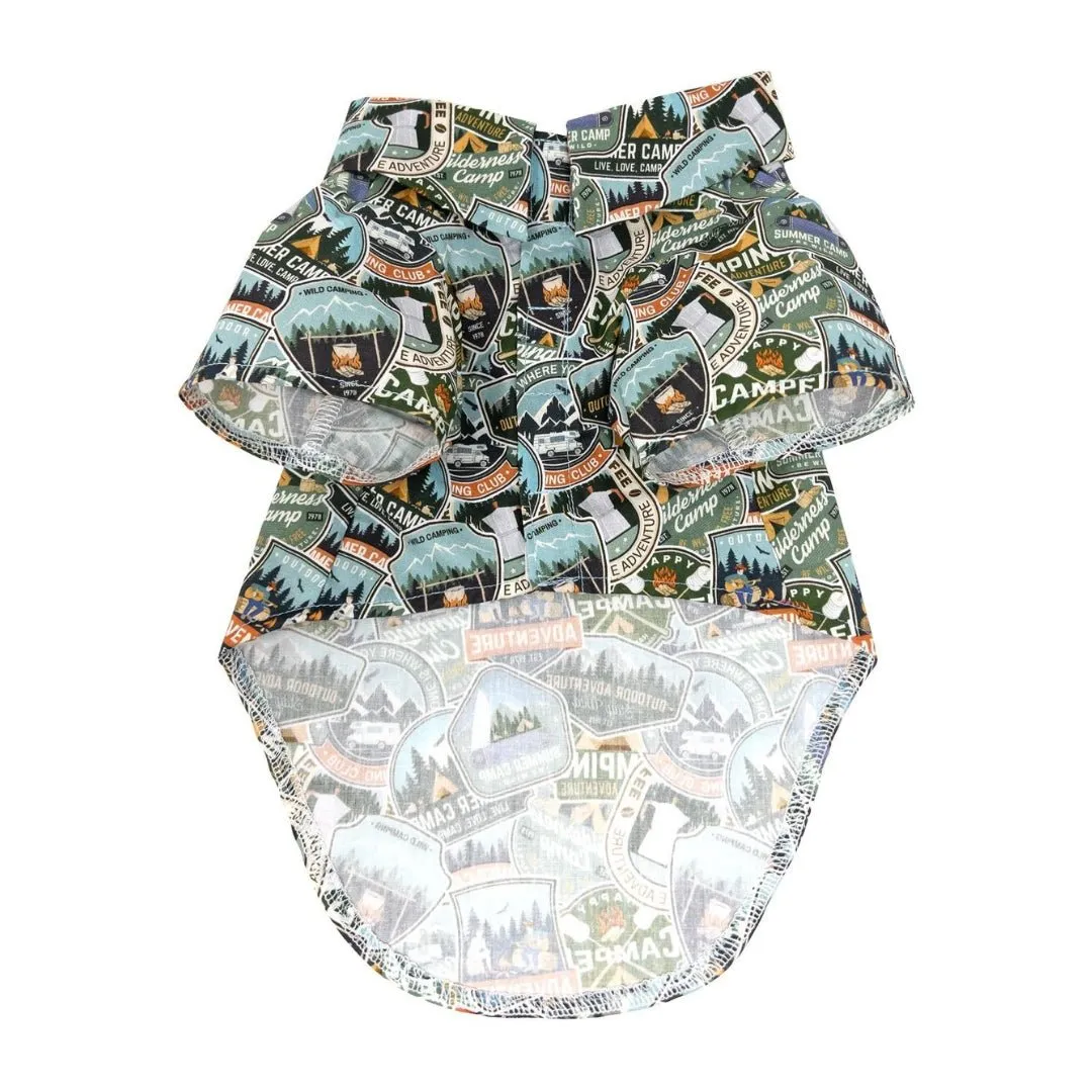 Hawaiian Camp Shirt - Camping Adventure