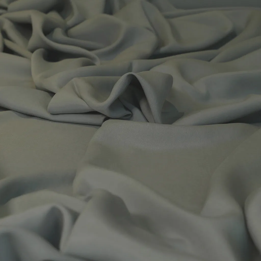 Helsinki - Stonewash Green Lyocell  Fabric Woven Twill Fabric