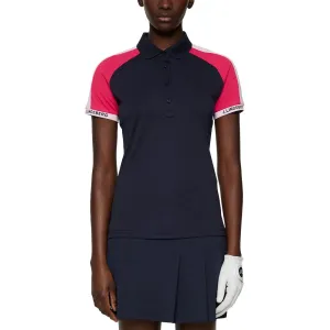 J.Lindeberg Women's Priya Golf Polo Shirt - JL Navy