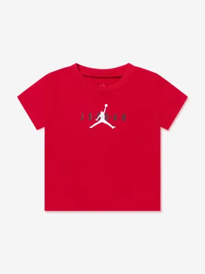 Jordan Kids Jumpman Sustainable Graphic T-Shirt in Red