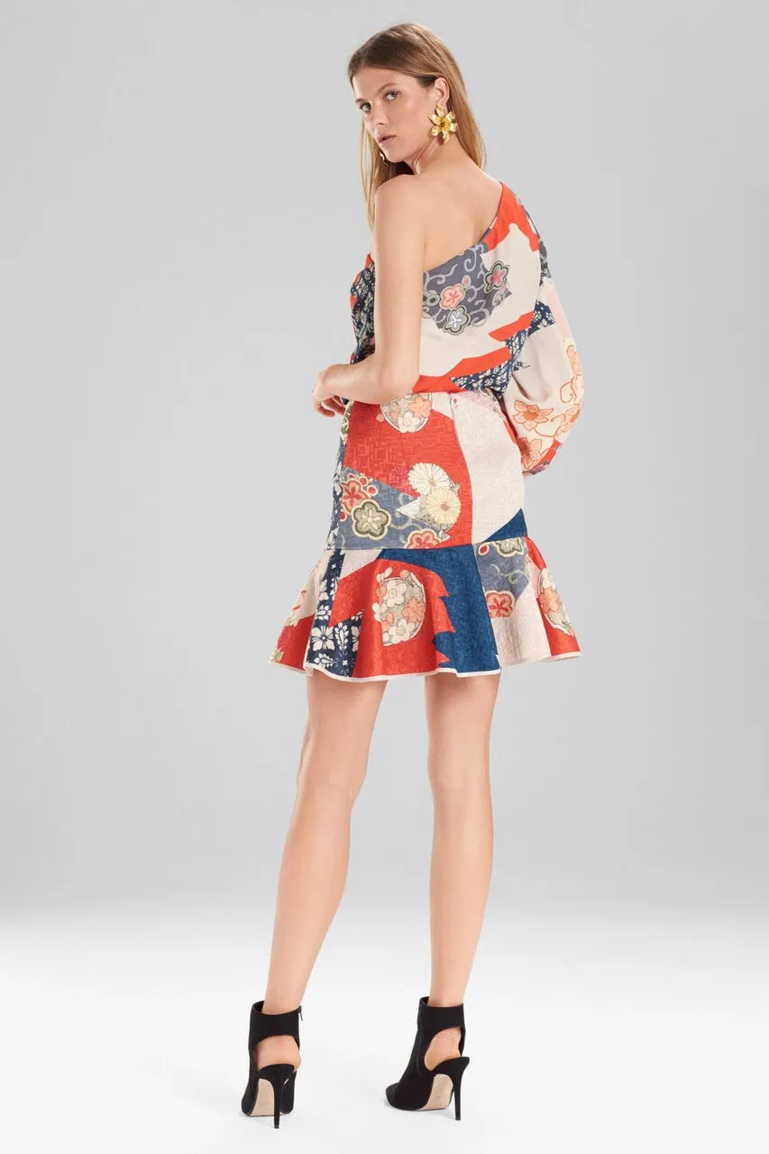 Kimono Geo One Shoulder Top
