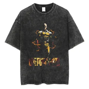 [KUJO] "Master Saitama" Vintage Oversized T Shirt