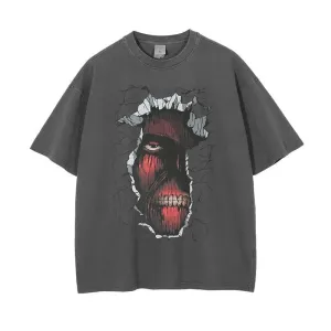 [KUJO] "Shatter" Vintage Oversized T Shirt
