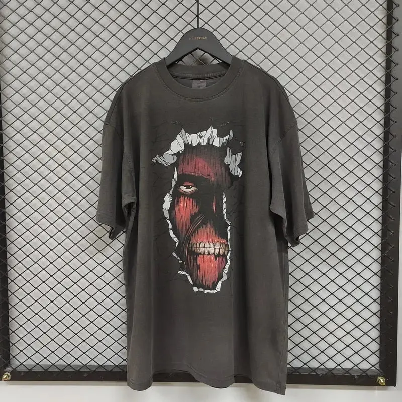 [KUJO] "Shatter" Vintage Oversized T Shirt