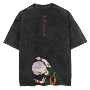 [KUJO] "Team Fusion V2" Vintage Oversized T Shirt