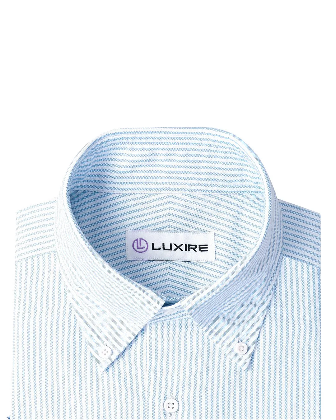 Light Blue University Stripes Oxford Shirt