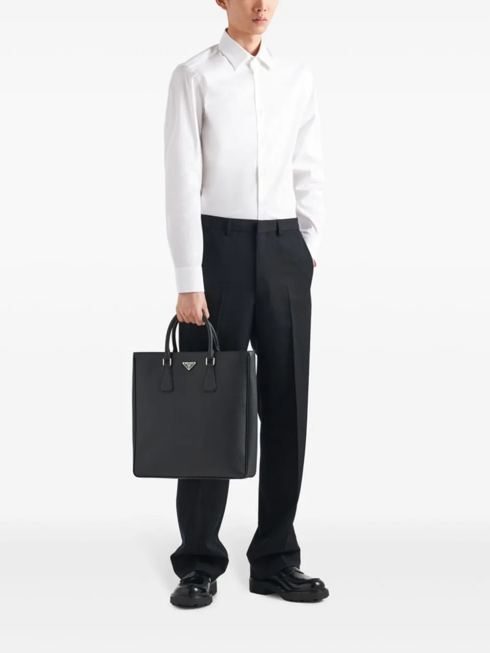 long-sleeve cotton shirt