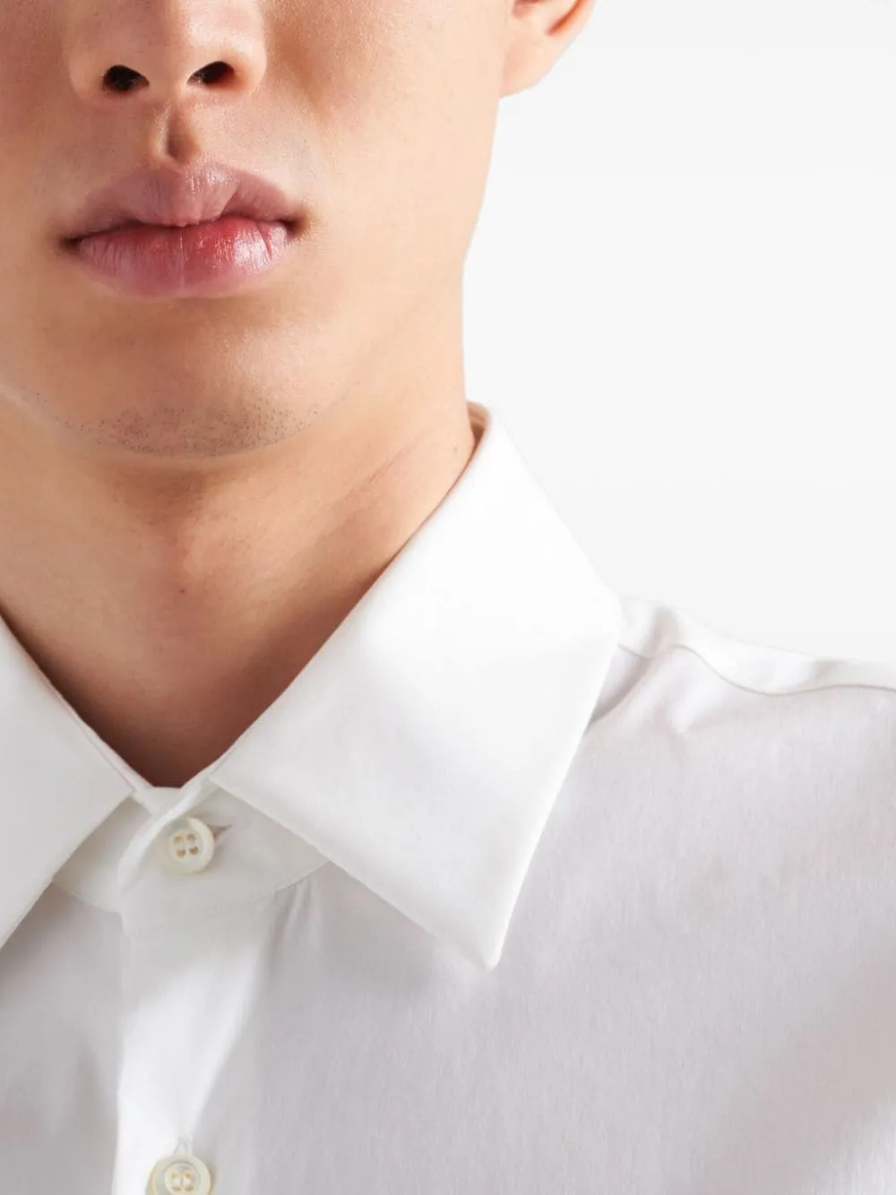 long-sleeve cotton shirt