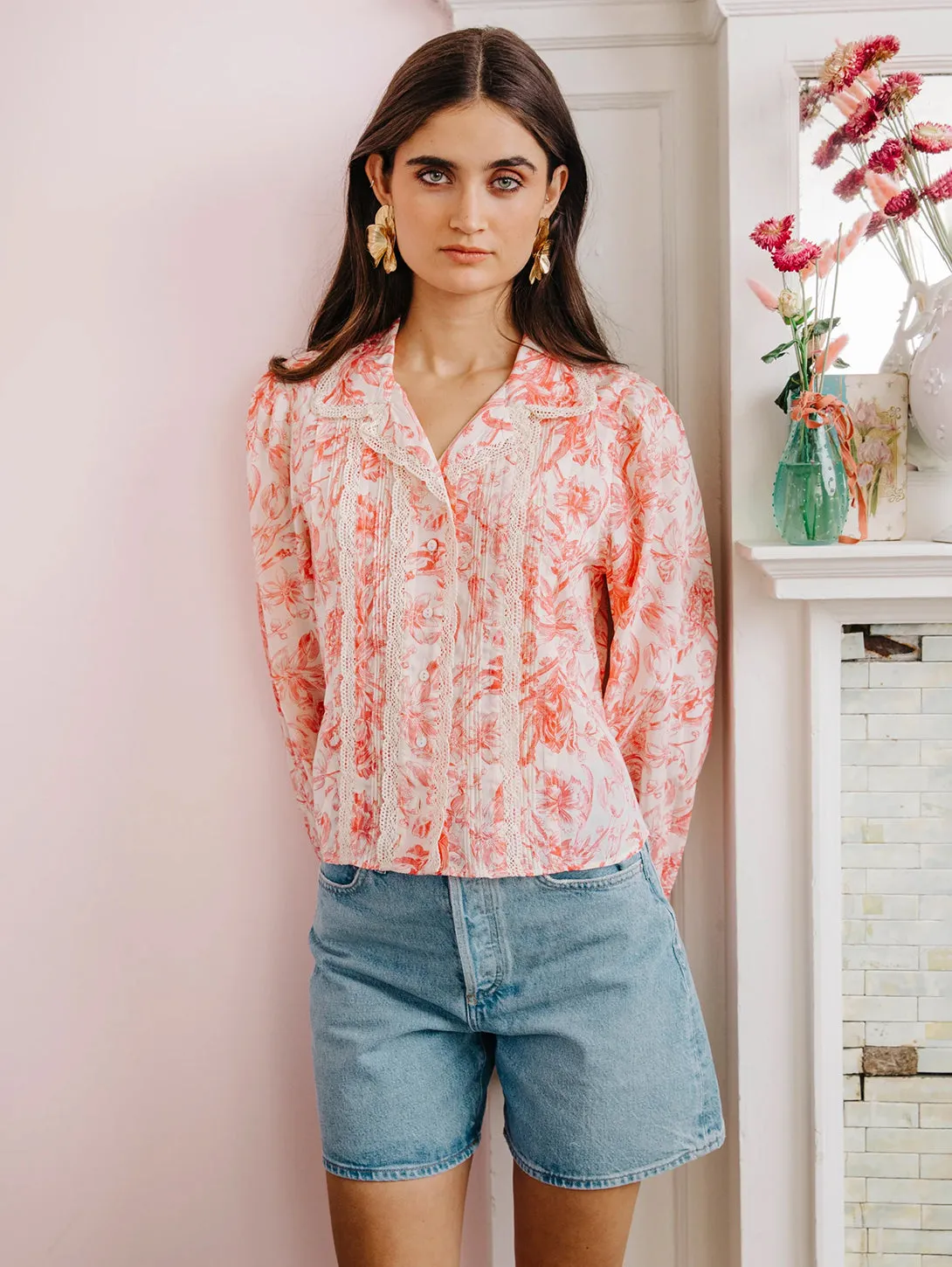 Lucie Blouse - Joni Print