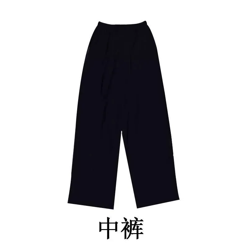Made in the Ming Dynasty | Gold and black textured Hanfu men's Taoist robes