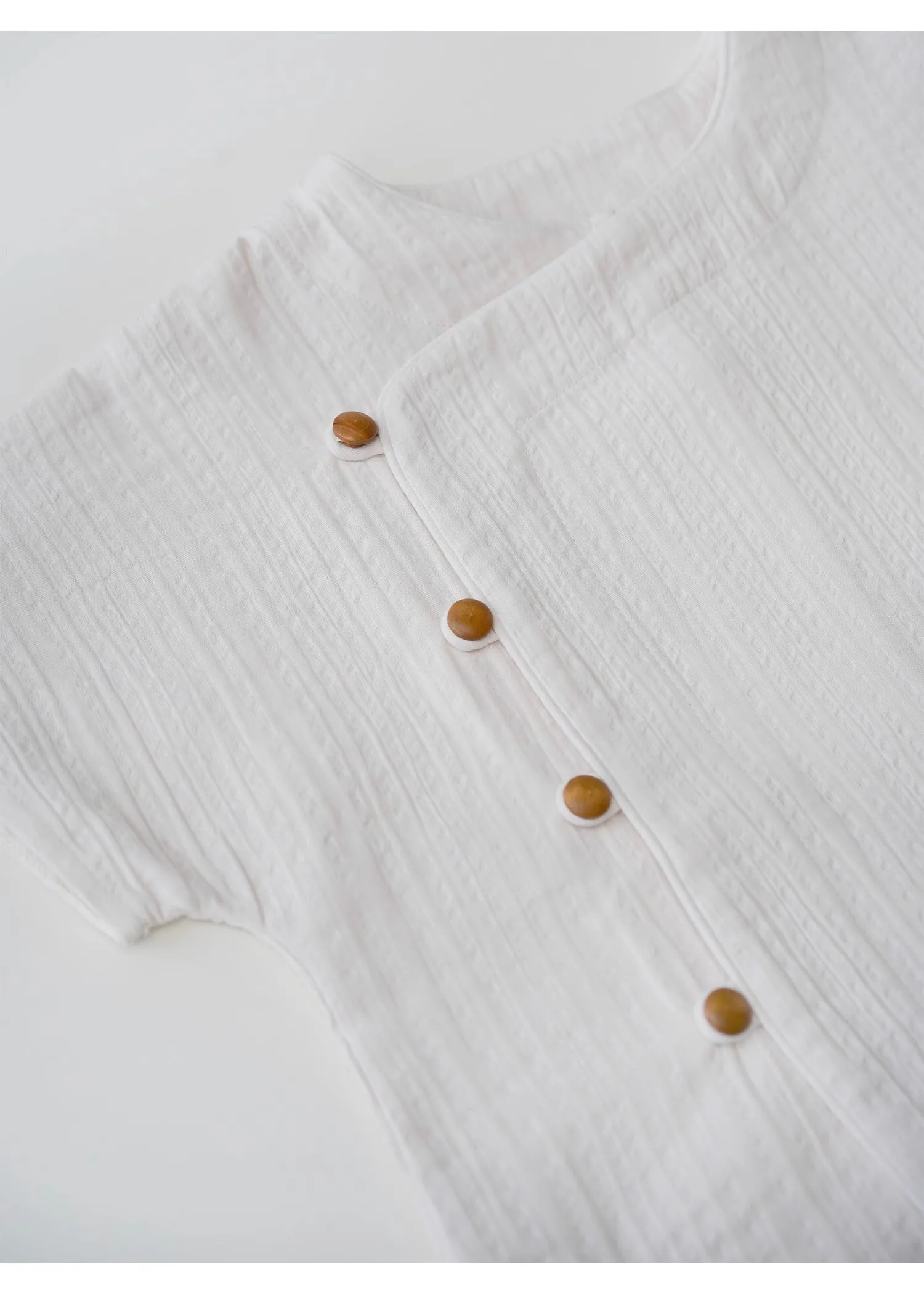 Mana Kids Little Fish Embroidered Shirt