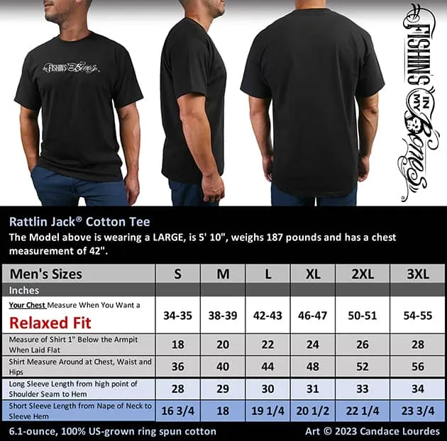 Men's Cotton Short Sleeve T-Shirt in Soft Ring Spun 6.1 oz Jersey by Chart Your Own Course | Relaxed Fit |